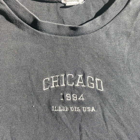 Pair of Garage Charcoal Cropped Tees - Picture 8 of 9